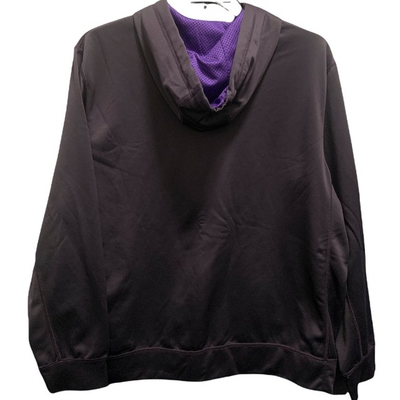 Nike Sweater Drawstring Hoodie Full Zip Purple XL (Runs Big) - Picture 2 of 6